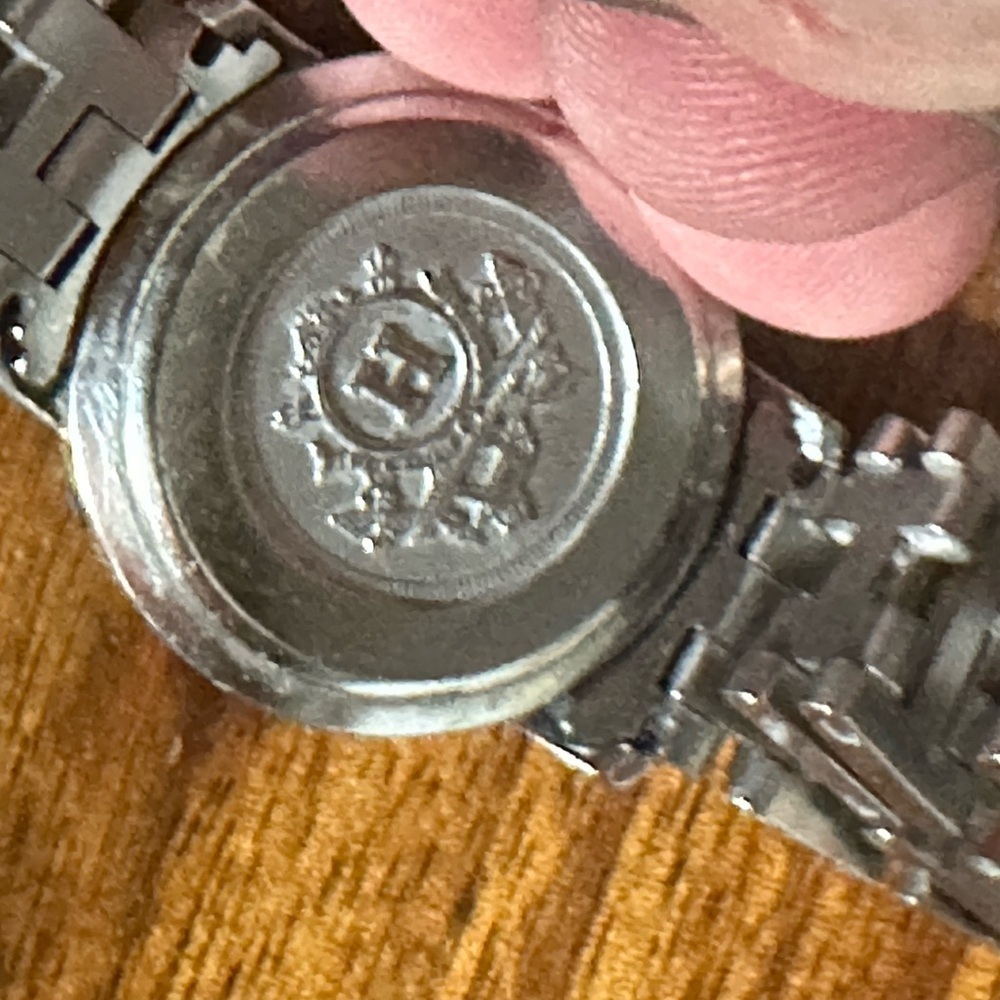 Hermes Silver and Tan Jewelry Watch with Stainless Steel Case. Clipper CL4 210 - Picture 12 of 15